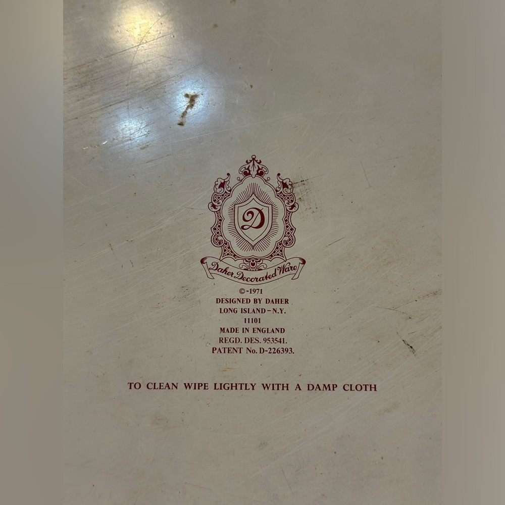 Vintage Daher Decorated Tin Ware - Picture 6 of 9